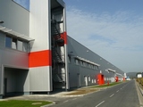 Detalj fasade hale