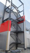 Izgradnja evakuacionih stepenica - izlaz na krov